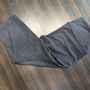 Victoria Secret Sport capris black half sheer size small